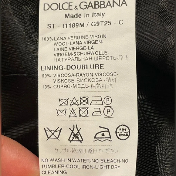 DOLCE & GABBANA Wool Jacquard Vest with DG Logo in Black - Picture 11 of 12